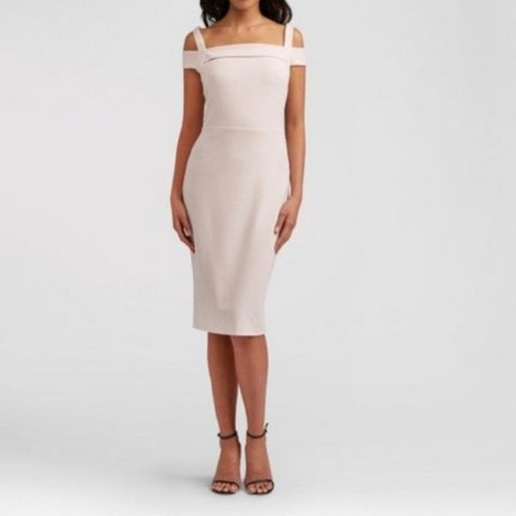 🆕 NWT Sami & Dani Blush Pink Cold Shoulder Dress - Picture 1 of 6